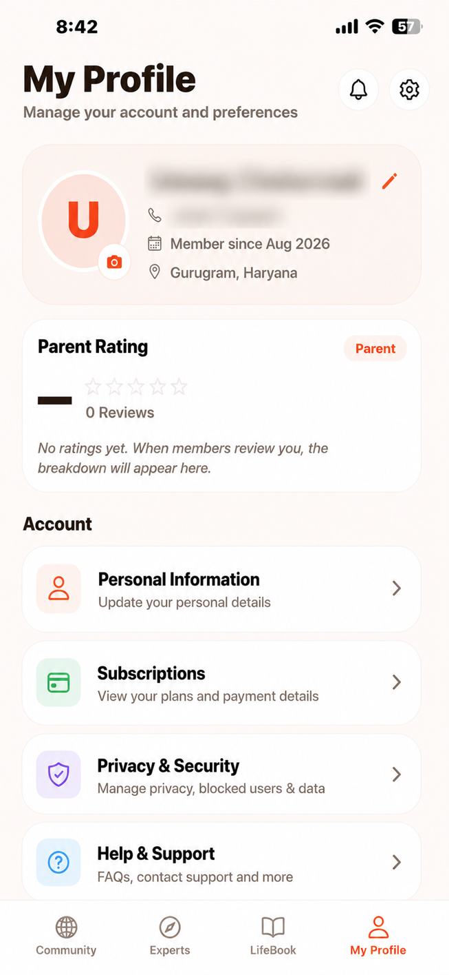 My Profile